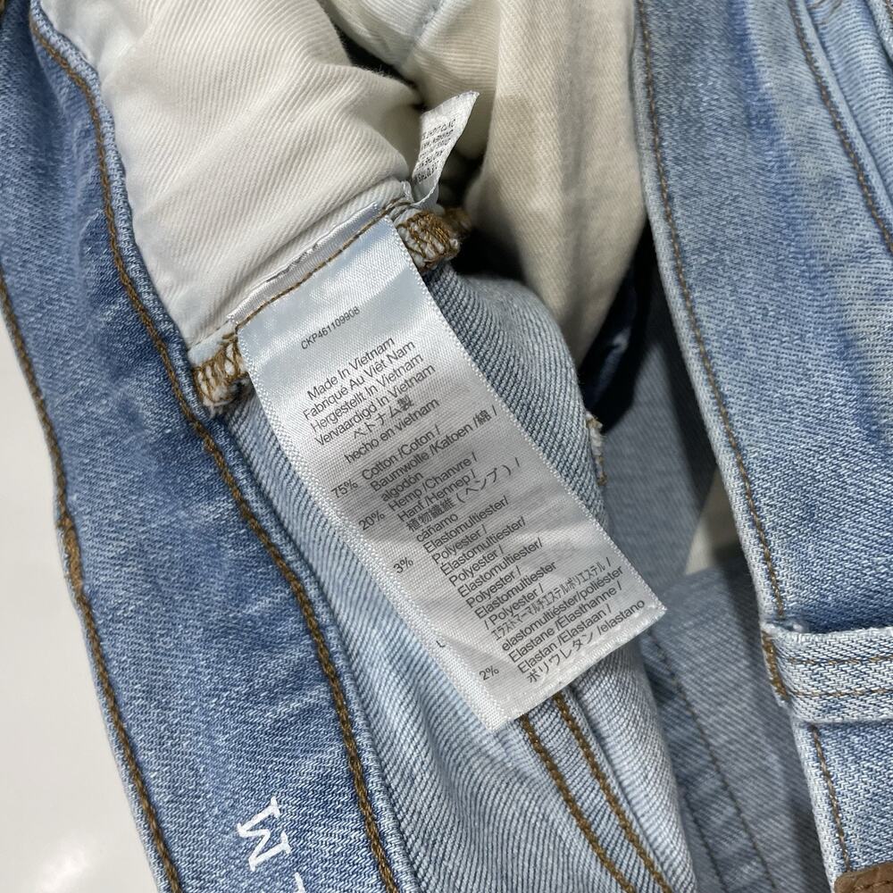 Madewell Men's Midweight 10oz Jean In Delray Wash Tencel Denim, Light Blue 32x32 - Picture 7 of 8